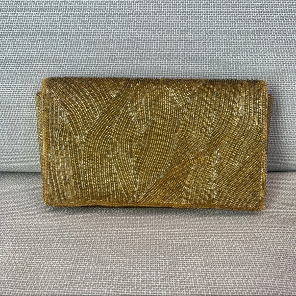 Vintage gold clutch - Picture 2 of 6